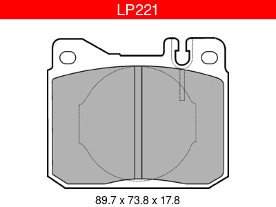 JARRUPALASARJA DELPHI ETU, MERCEDES - Jarrupalasarjat - LP221 - 1