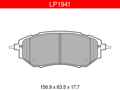 JARRUPALASARJA DELPHI ETU, SUBARU - Jarrupalasarjat - LP1941 - 1