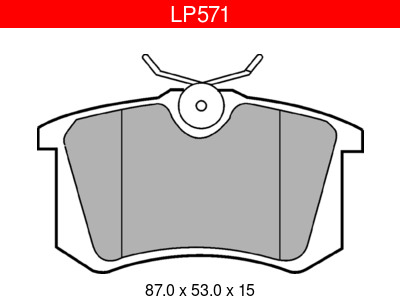 JARRUPALASARJA DELPHI TAKA, AUDI, PEUGEOT, SEAT, VW - Jarrupalasarjat - LP571 - 1