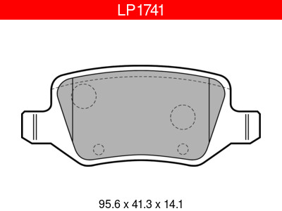 JARRUPALASARJA DELPHI TAKA, MERCEDES SIS PULTIT - Jarrupalasarjat - LP1741 - 1