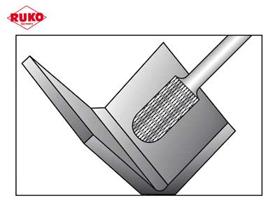 KOVAMETALLIVIILA RUKO 8.0MM C LIERI - Pyörivät kovametalliviilat - RU-116021 - 2