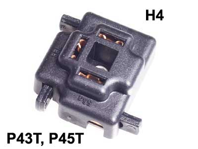 Hella lampunkanta H4 polttimolle yleismalli - H4 Lampunkanta - 8JA001909001 - 1