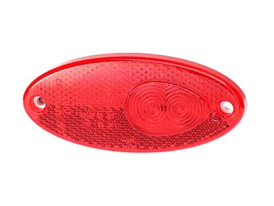 Talmu led-äärivalo ovaali punainen - 12V / Ruuvi / 964295-161 - Punaiset äärivalot - 964295-161 - 1