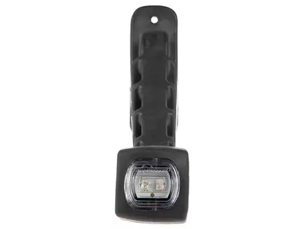 WAS LED KUMIVARSI ÄÄRIVALO OIKEA KIRKAS/PUN/KELT 12/24V - Kumivarsi äärivalot - 1606-27781 - 2