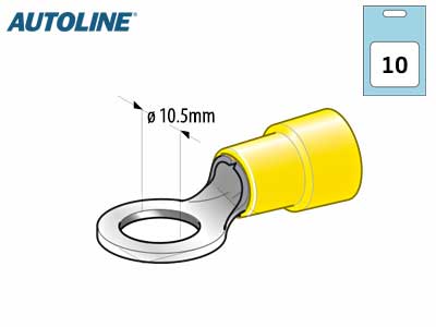 LIITINBLISTER KELT.10,5 LENKKI 10-KPL - Liitin Keltainen - 1569-20031 - 1