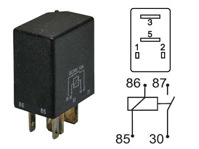 MIKRORELE 24V 4-N. - MIkroreleet 24V - 1100-0481 - 1