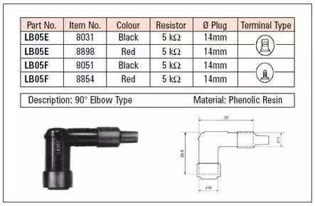 NGK LB05E TULPPALIITIN - Tulpanhatut - N8031 - 2