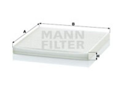 RAITISILMASUODATIN MANN, TOYOTA - Raitisilmasuodattimet - 1482-CU2131 - 1