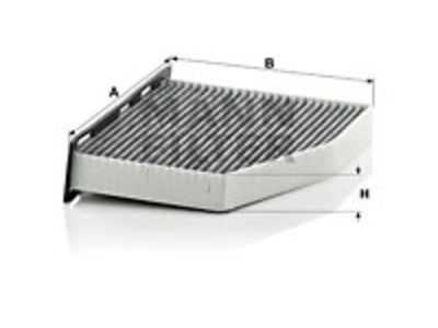 RAITISILMASUODATIN MANN, VAG RHD - Raitisilmasuodattimet - 1482-CUK29391 - 1