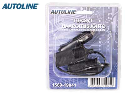 TUP.SYT HAAROITUSJOHTO 1-PIST.>2-RASIAA - Savukkeensytytin pistokkeet ja rasiat - 1569-19041 - 2