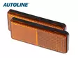 AUTOLINE HEIJASTINPARI KELTAINEN SUORAKAIDE 96X38MM LIIMATTAVA - Ajoneuvoheijastimet ja kilvet - 1606-16101 - 3