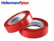 HELLERMANN SÄHKÖTEIPPI (10KPL) PUN. 15X0,15MM 10M - Teipit - 1710-00101 - 1