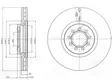 JARRULEVY DELPHI, 2 KPL / PKT, ETU, IVECO DAILY III - Jarrulevyt - BG4101 - 1