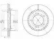 JARRULEVY DELPHI, 2 KPL / PKT, ETU, SUZUKI GRAND VITARA - Jarrulevyt - BG3821 - 1