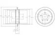 JARRULEVY DELPHI, 2 KPL / PKT, TAKA, FORD MAVERICK / MAZDA - Jarrulevyt - BG4121 - 1