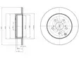 JARRULEVY DELPHI, 2 KPL / PKT, TAKA, TOYOTA VERSO - Jarrulevyt - BG4291 - 1