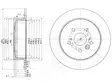 JARRULEVY DELPHI, 2 KPL / PKT, TAKA, TOYOTA - Jarrulevyt - BG3691 - 1