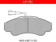 JARRUPALASARJA DELPHI ETU, CITROEN, FIAT, PEUGEOT - Jarrupalasarjat - LP1751 - 1