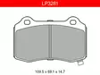 JARRUPALASARJA DELPHI, TAKA, CHRYSLER / HYUNDAI / JEEP / TES - Jarrupalasarjat - LP3281 - 1