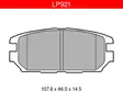 JARRUPALASARJA DELPHI TAKA, MITSUBISHI # - Jarrupalasarjat - LP921 - 1