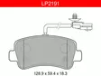 JARRUPALASARJA DELPHI TAKA, OPEL, RENAULT - Jarrupalasarjat - LP2191 - 1