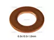 KUPARITIIVISTE 6X10X1,0MM - O-renkaat, stefat, tiivisteet - 52251 - 1