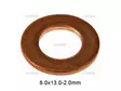 KUPARITIIVISTE 8X13X2,0MM - O-renkaat, stefat, tiivisteet - 52253-1 - 1