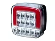 LED-TAKAVALO 12V PRO SQUARE 3F ECE R10 - LED-neliö takavalot - 1608-6761 - 1
