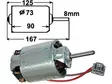 LÄM.MOOT. 12V 1X8MM/167MM - Puhallinmoottorit & vastukset merkkihaku - 0130101511 - 1