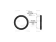 O-RENGAS MUSTA 6.5X2MM - O-renkaat, stefat, tiivisteet - 31041 - 1