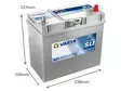 VARTA DYNAMIC SLI 45AH 330A 238X129X227MM -/+ - VARTA käynnistysakut - 1820-B31 - 2