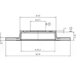 JARRULEVY 2 KPL/PKT, TAKA, CHEVROLET, CITROEN, FIAT, OPEL, SAAB - Jarrulevyt - 69-1091 - 2