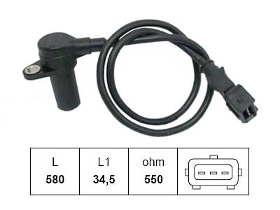 ANTURI KAMPIAKS. OPEL - Kampiakselin anturi - 7742-9721 - 1