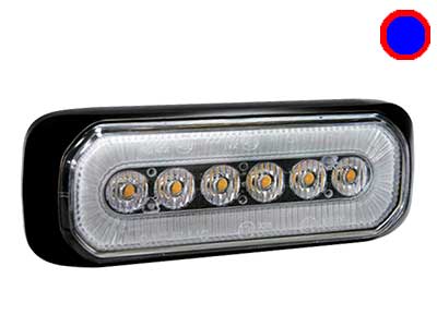 AXIXTECH HB6 SIN/PUN LED-TASOVILKKU R65 LED-KEHÄLLÄ # - LED-tasovilkku - 1603-300601 - 1