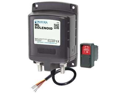 BLUE SEA SÄHK.PÄÄKATK. 12V 500A - Sähköinen päävirtakytkin 12V - 1790-7701 - 1