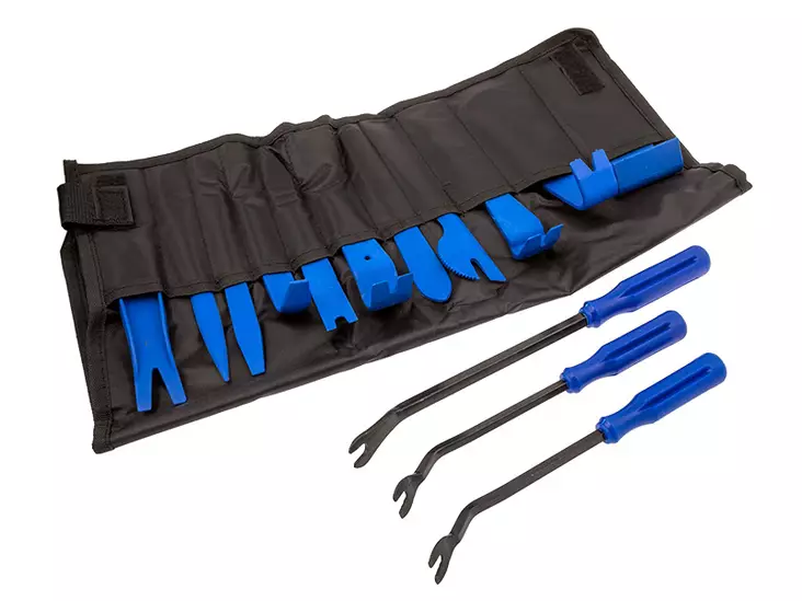 Car Lux verhoilun irroitustyökalut 14-osainen - Ajoneuvon sisustustyökalut - 1726-40021 - 1