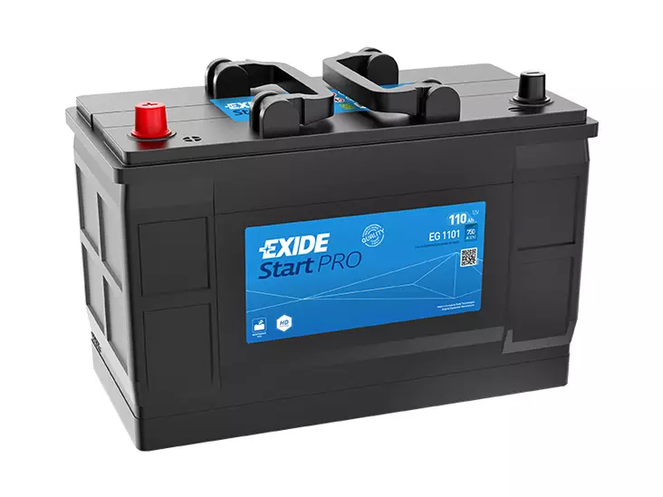Exide EG1101 StartPro käynnistysakku 12V 110Ah 750A +/- - EXIDE hyötyajoneuvojen akut - 1815-EG1101 - 1