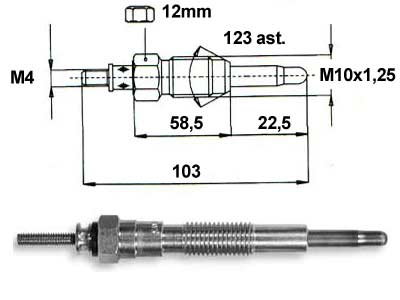 HEHKU GJ1300MAB 11V CP-60 - Hehkutulpat - 8040-0751 - 1
