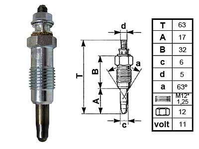 HEHKU GX61,CS1313/2 11V 966MJ - Hehkutulpat - 8001-0711 - 1