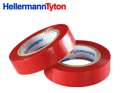 HELLERMANN SÄHKÖTEIPPI (10KPL) PUN. 15X0,15MM 10M - Teipit - 1710-00101 - 1