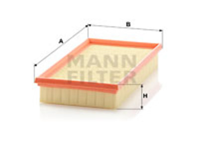 ILMANSUODATIN MANN, VAG - Ilmansuodattimet - 1482-C30931 - 1