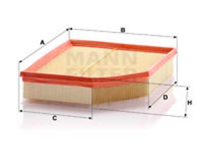 ILMANSUODATIN MANN, VOLVO - Ilmansuodattimet - 1482-C29021 - 1