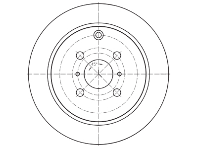 JARRULEVY 2 KPL/PKT, TAKA, TOYOTA - Jarrulevyt - 69-1231 - 1