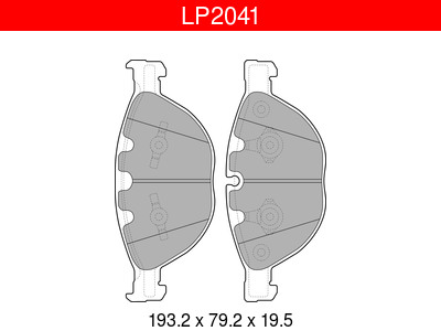 JARRUPALASARJA DELPHI ETU, BMW, JAGUAR - Jarrupalasarjat - LP2041 - 1