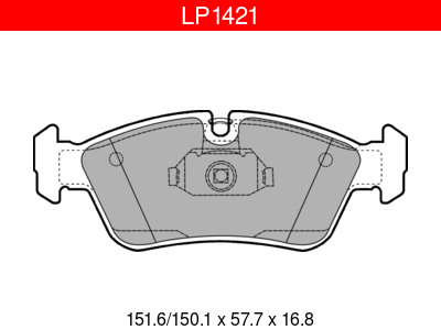 JARRUPALASARJA DELPHI ETU, BMW - Jarrupalasarjat - LP1421 - 1