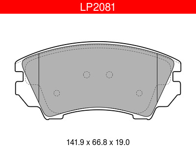 JARRUPALASARJA DELPHI ETU, CHEVROLET, OPEL, SAAB - Jarrupalasarjat - LP2081 - 1