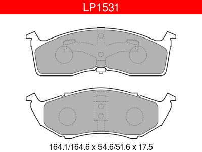 JARRUPALASARJA DELPHI ETU, CHRYSLER, DODGE - Jarrupalasarjat - LP1531 - 1