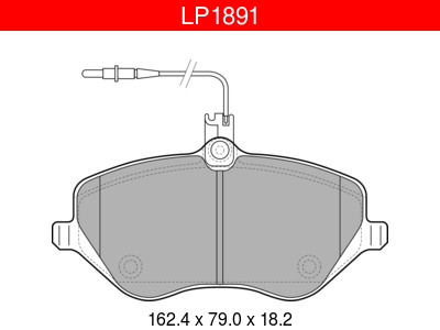 JARRUPALASARJA DELPHI ETU, CITROEN, PEUGEOT - Jarrupalasarjat - LP1891 - 1