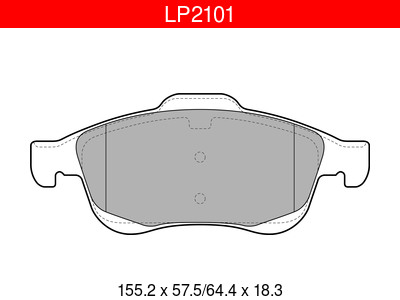 JARRUPALASARJA DELPHI ETU, CITROEN, PEUGEOT - Jarrupalasarjat - LP2101 - 1