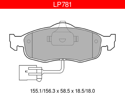JARRUPALASARJA DELPHI ETU, FORD - Jarrupalasarjat - LP781 - 1